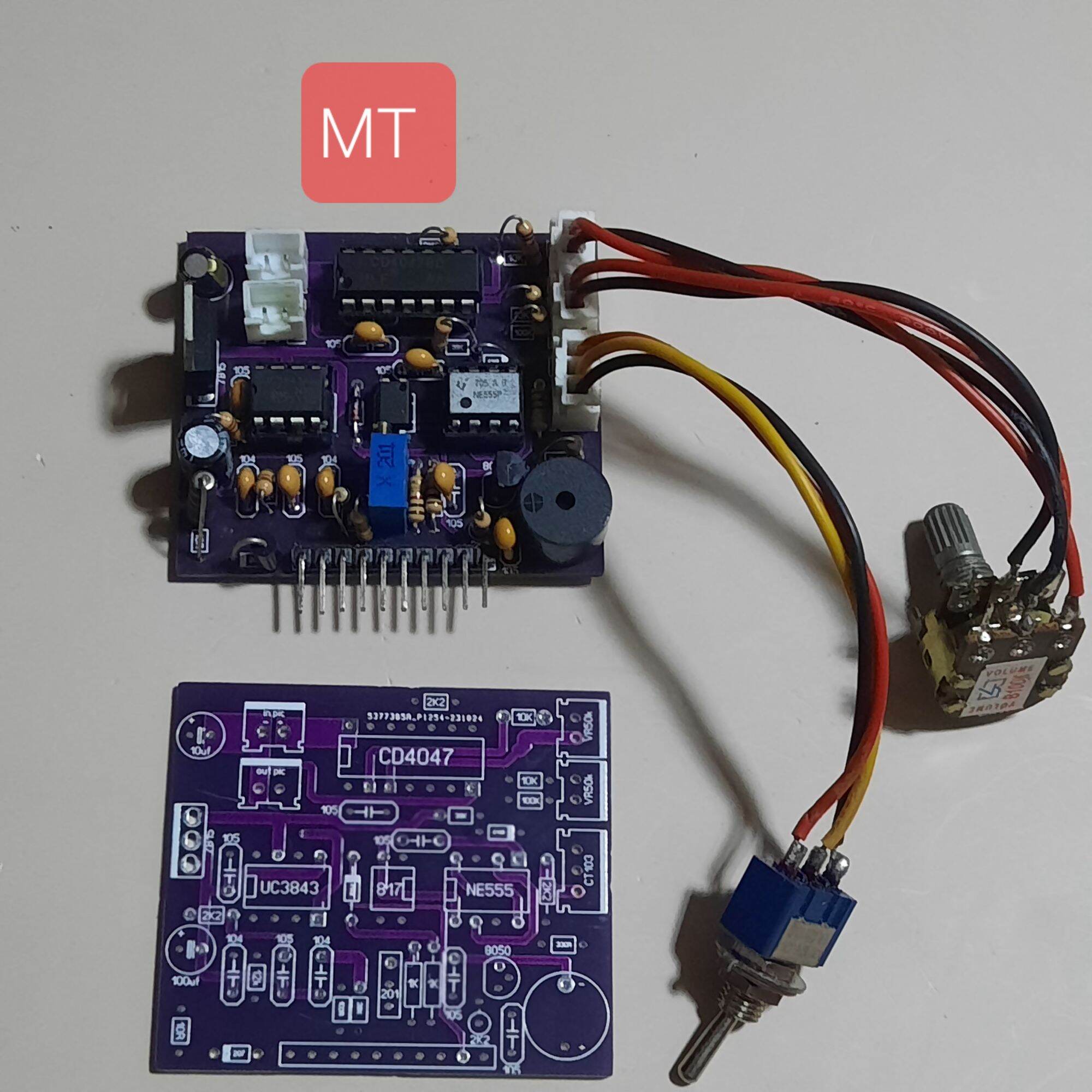 Bo lái IGBT 3 chế độ 4047 và 555 có thả cáp