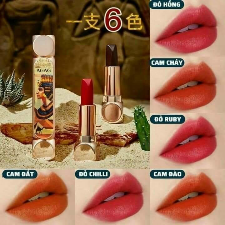 Son agag ai cập 6 màu