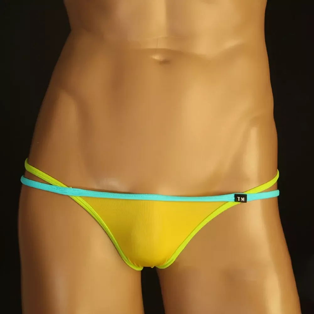 Quần lót nam bikini dây thun cotton size M-L