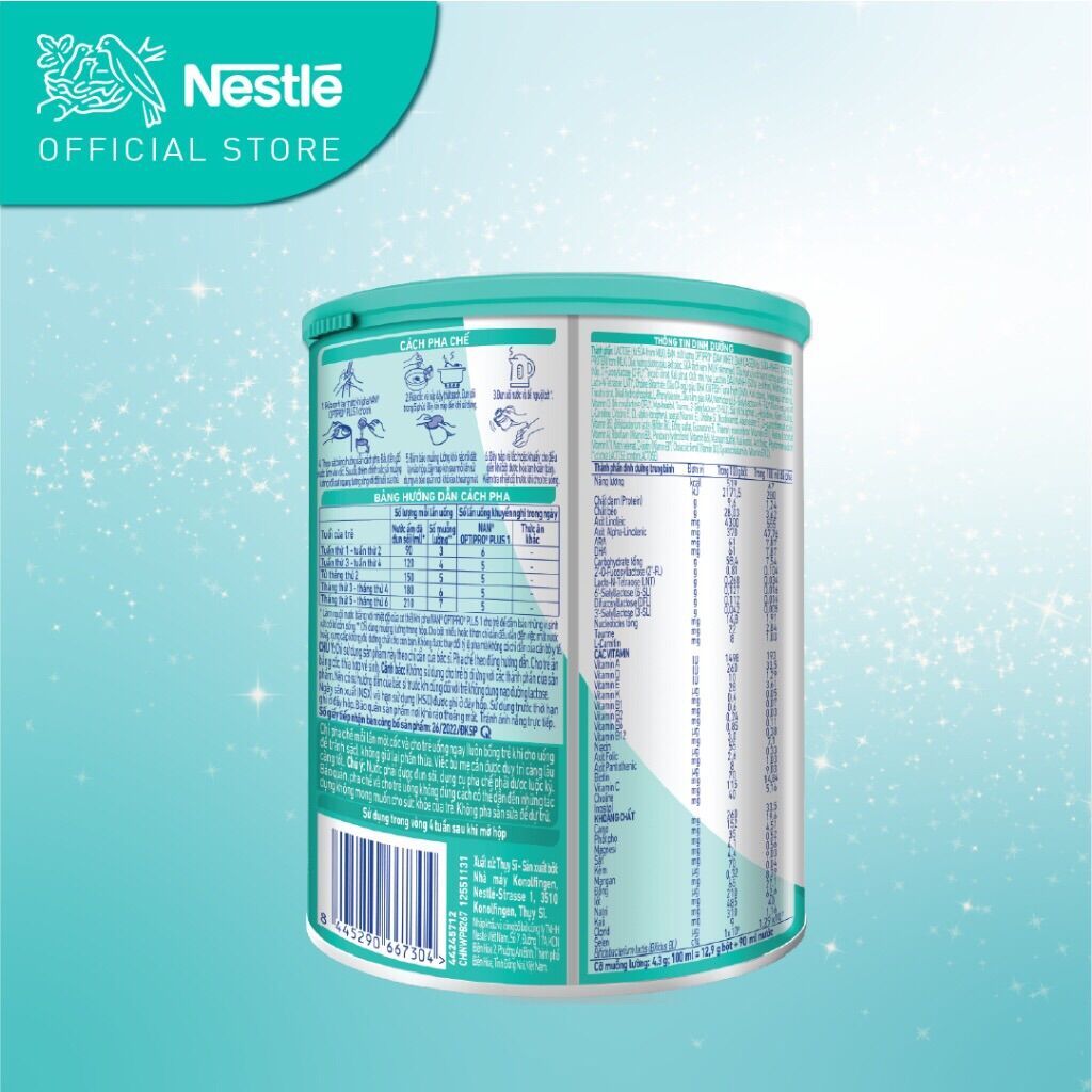 Sữa bột Nestle NAN OPTIPRO HMO 1 - Hộp 800g