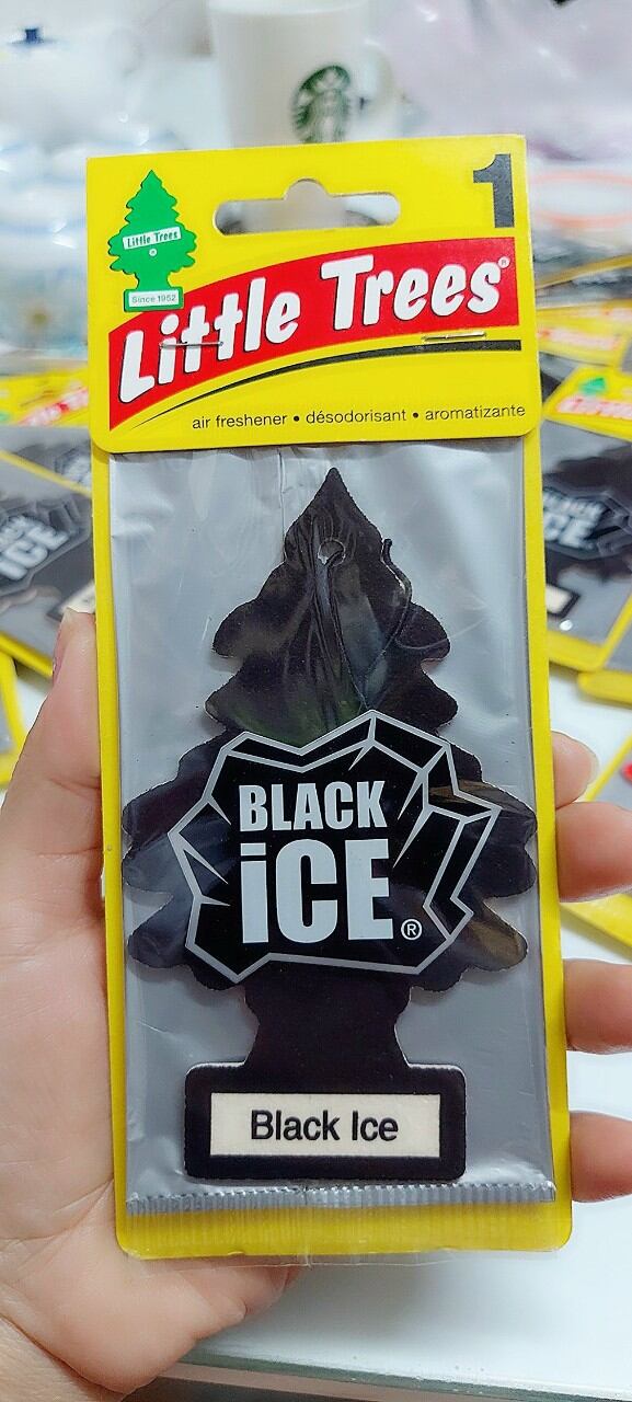 Lá thơm Little Trees Black Ice