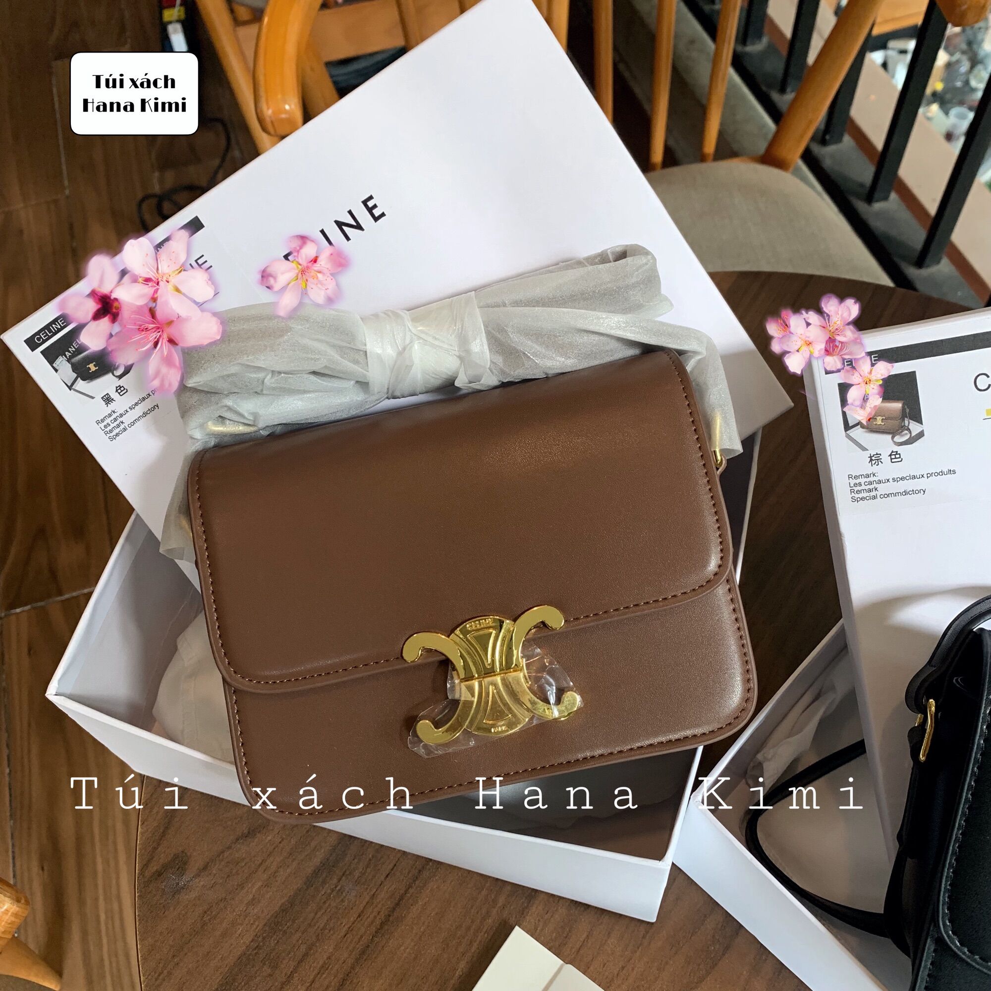Túi đeo chéo nữ Ce Size 20 Full hộp