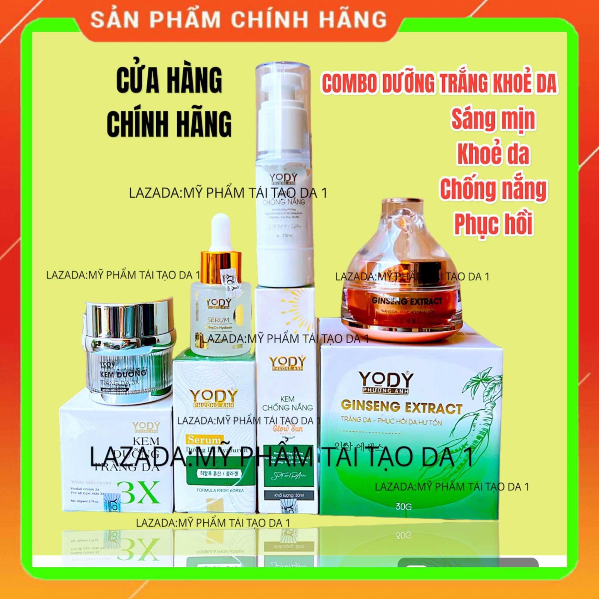 Combo phục hồi sau tái tạo da phương anh-phục hồi trắng khoẻ da