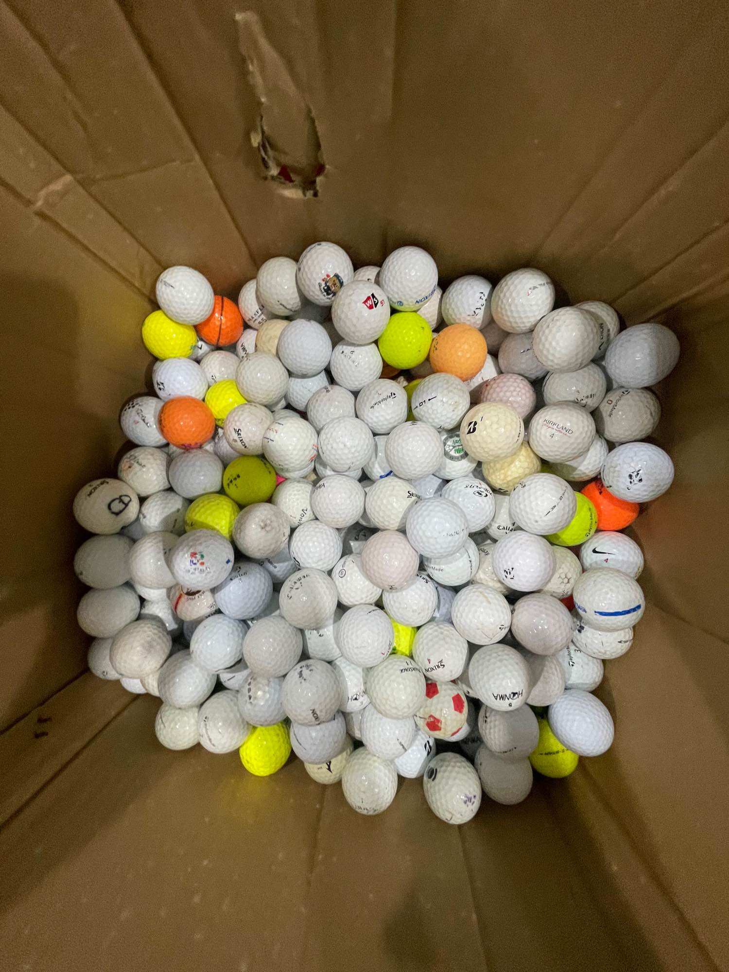 Bóng golf cũ combo 10 quả