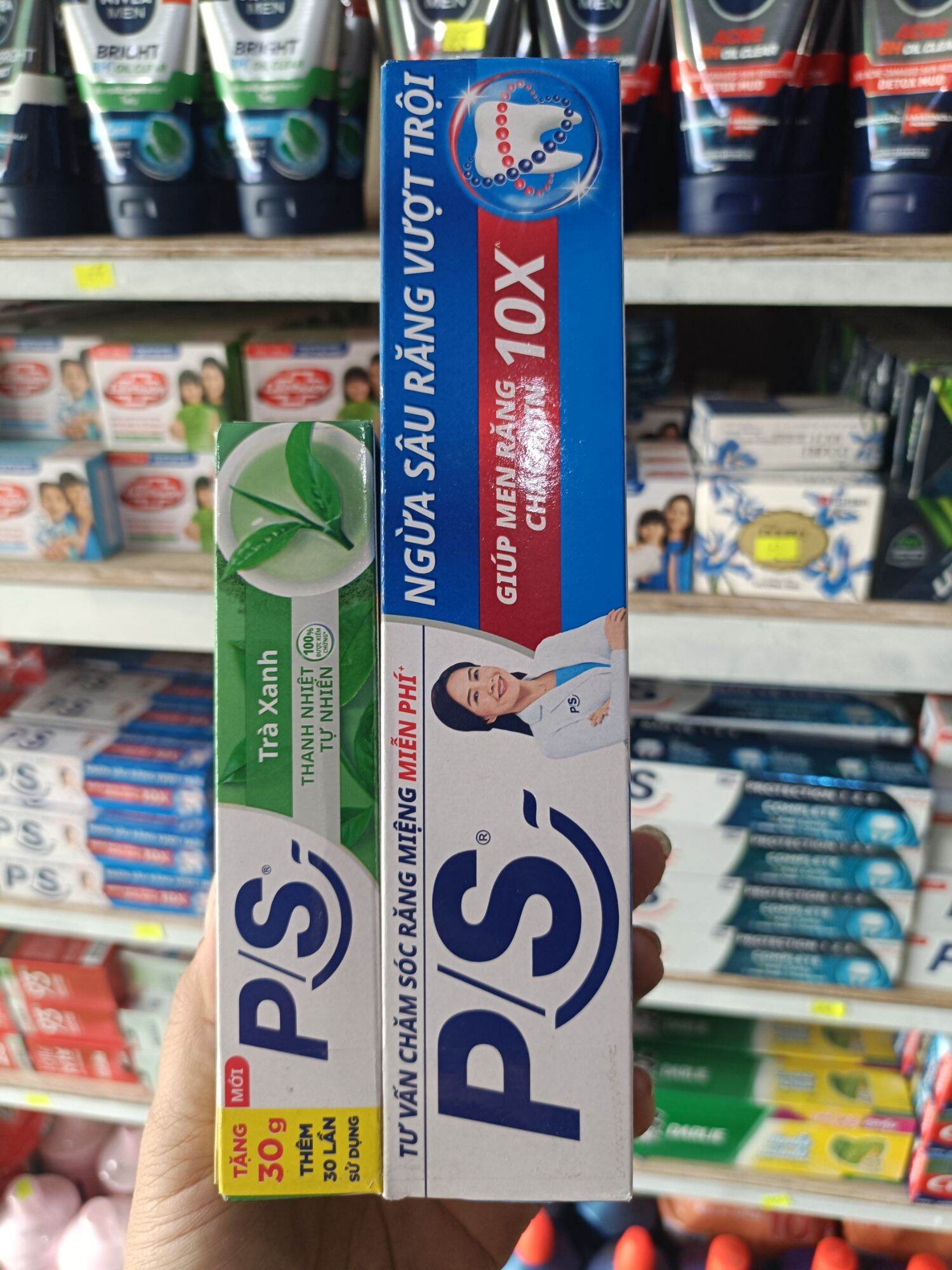 Kem đánh răng PS ngừa sâu răng vượt trội 180g. 