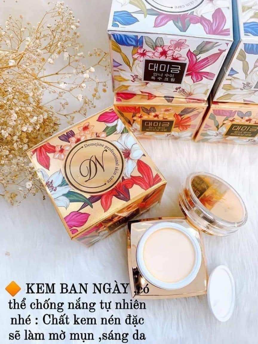 Kem face demejine hàn quốc mẫu mới ban ngày màu vàng