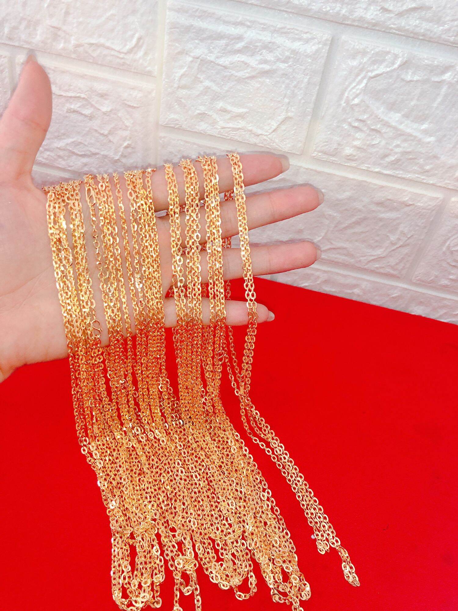 Dây chuyền nữ vàng non