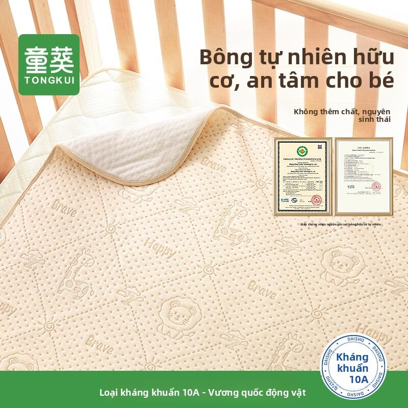 TONGKUI | Thảm Cho Bé Chống Thấm Khí Đều Có Thể Giặt Được Kích Thước Lớn
