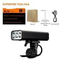 SUPERFIRE | Đèn Đèn Trước Xe Đạp Cường Độ Cao Sạc Điện