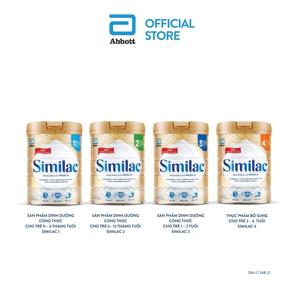 Sữa Bột Similac 4 - 900g ( Dinh Dưỡng 5G mới )