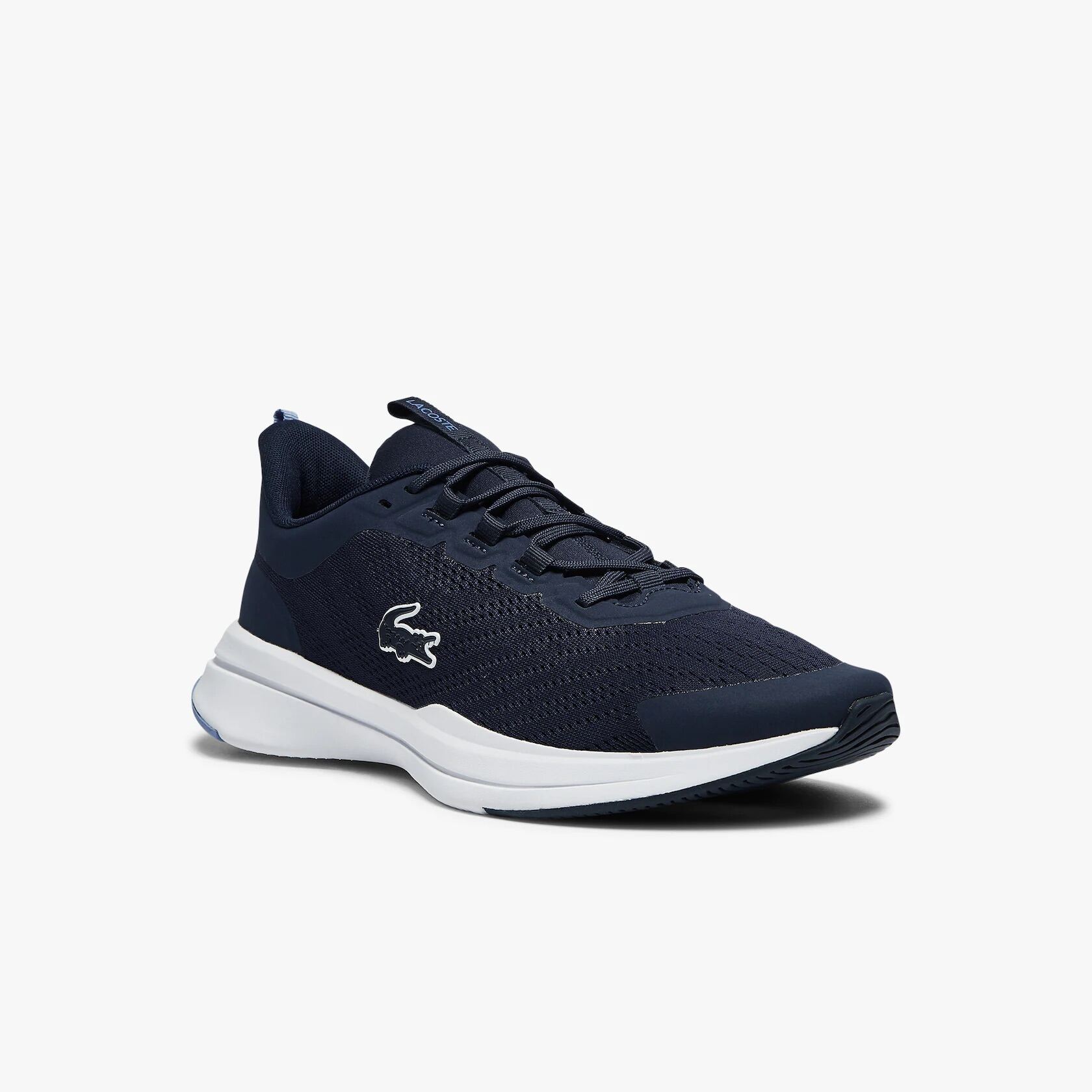 Lacoste Run Spin Textile Running Shoes Blue | Runnerinn