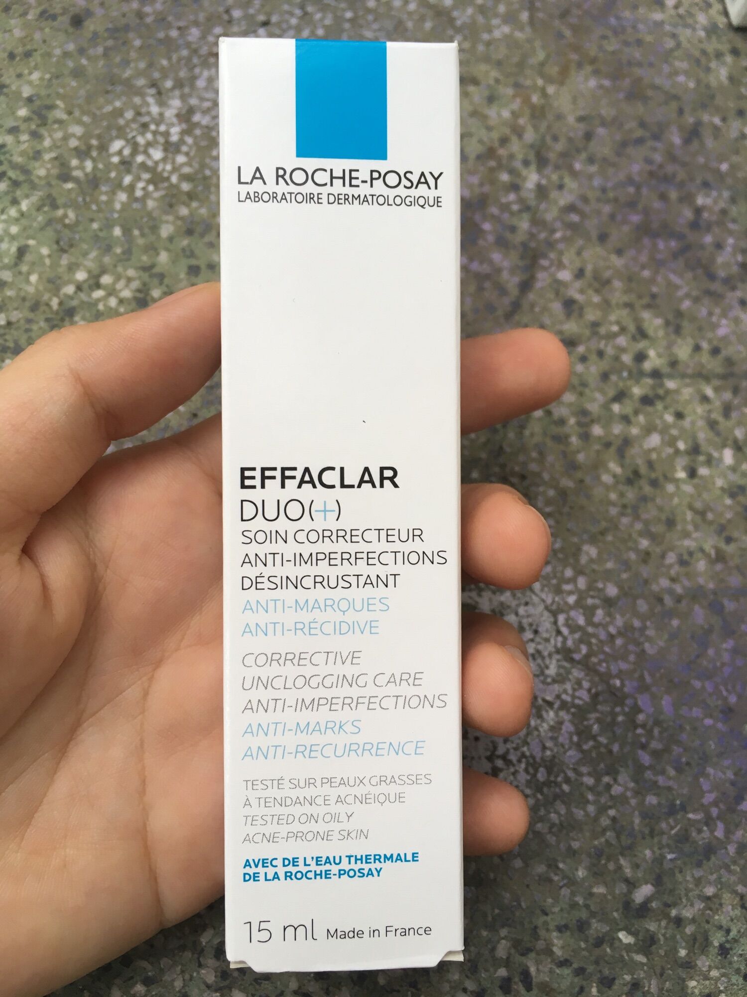 Duo+ Kem giảm mụn, ngừa thâm, dưỡng da Laroche Posay Effaclar Duo+