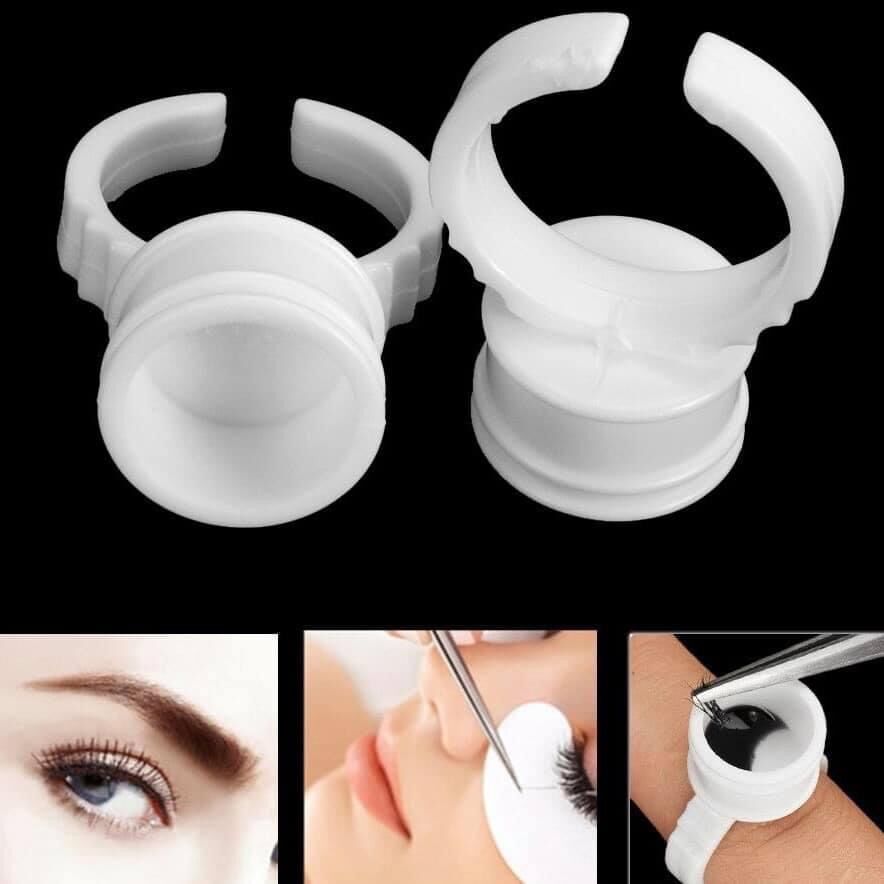 Bịch 100 Nhẫn Đựng Mực Phun Xăm
