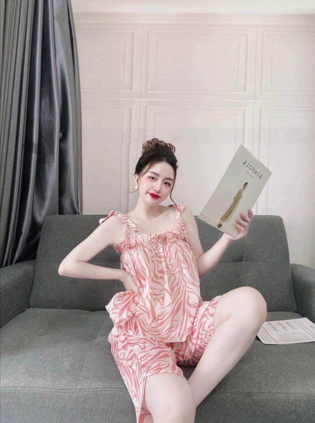 set bộ 2 dây lửng phi lụa bóng cao cấp