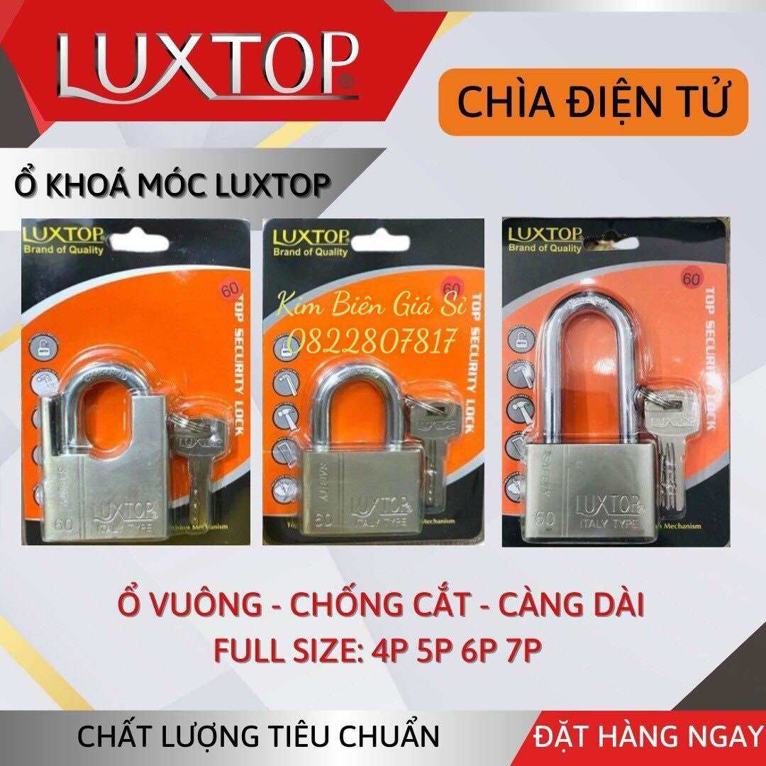 Ổ Khoá LUXTOP 4p,5p,6p,7p Chìa Điện Tử ( Hàng Công Ty )