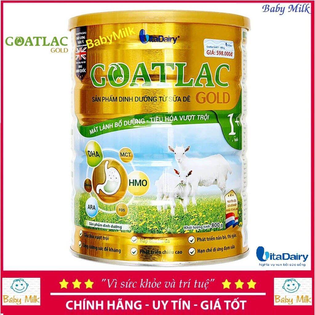 Sữa dê goatlac gold 0+ 1+2+ date 2023