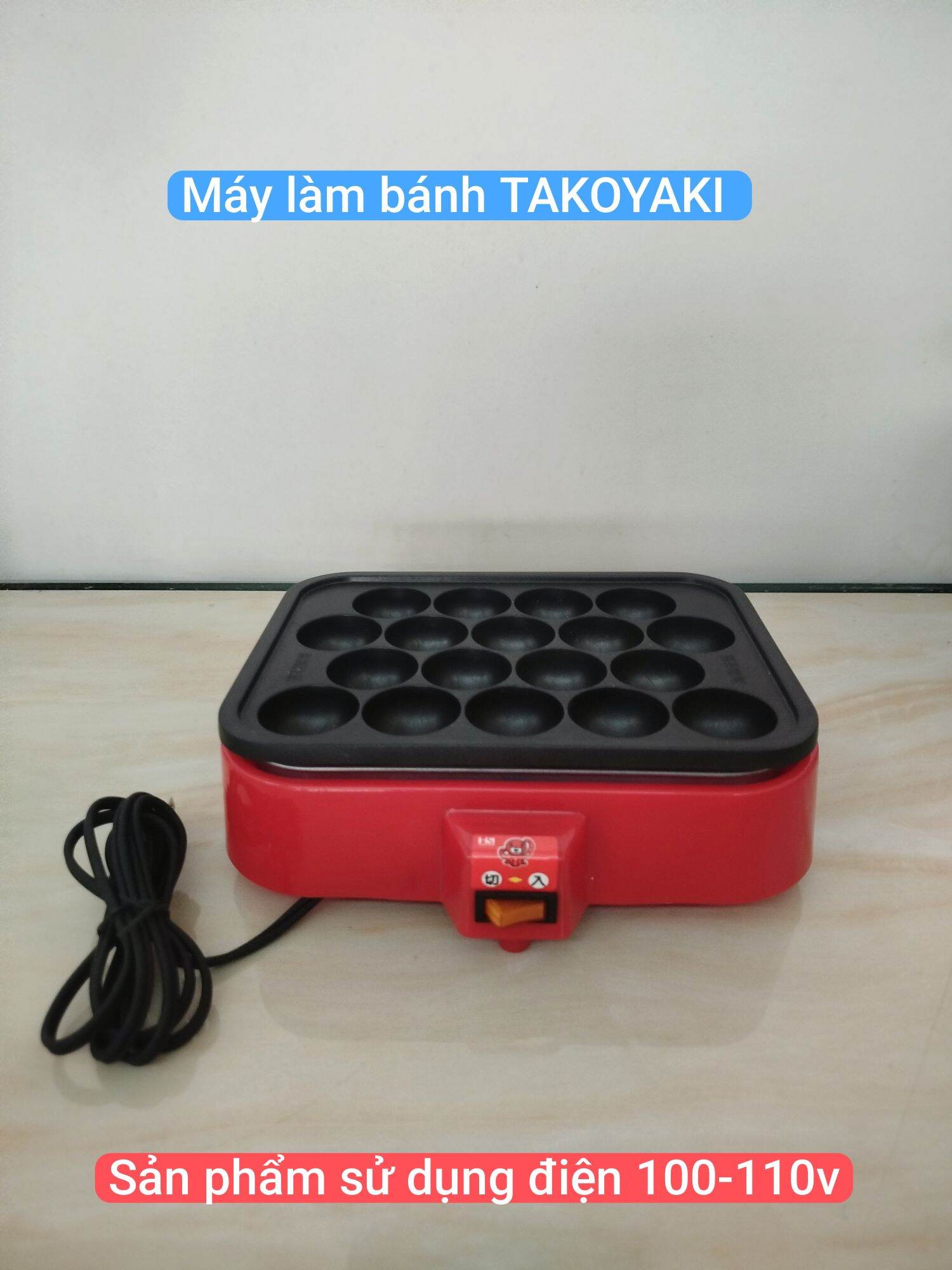 Máy làm bánh TAKOYAKI HOME SWAN NT-400, hàng si Nhật