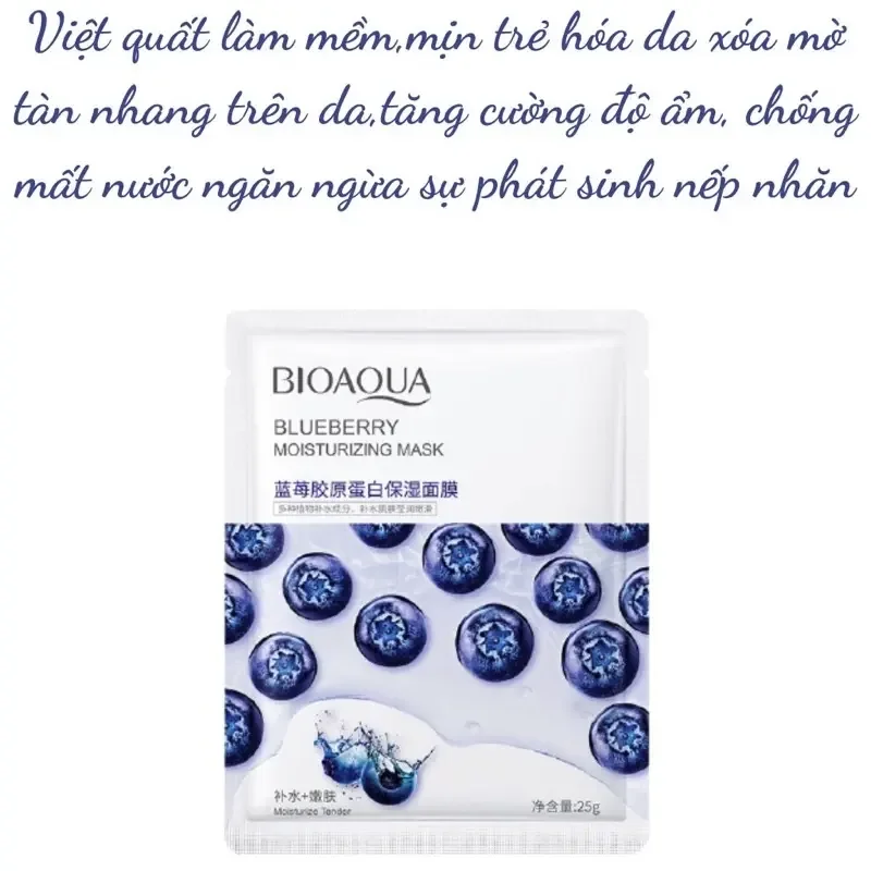 Mặt nạ trái cây việt quất Bioaqua