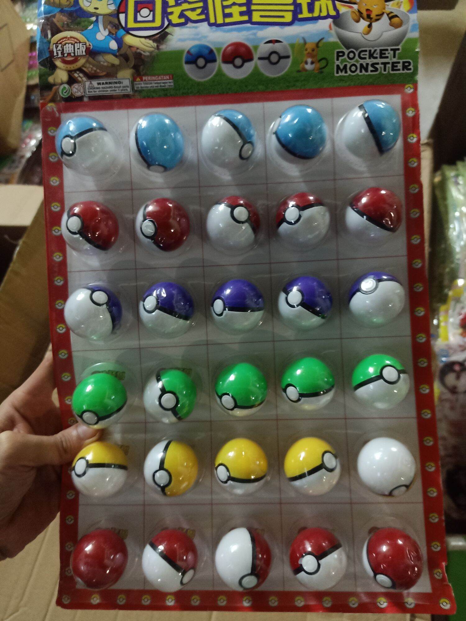30 quả cầu pokemone