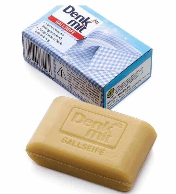 Bánh xà bông làm sạch cổ áo sơ mi DENKMIT 100g, xà phòng Đức, tẩy trắng cổ áo, tay áo, không gây ố vàng.