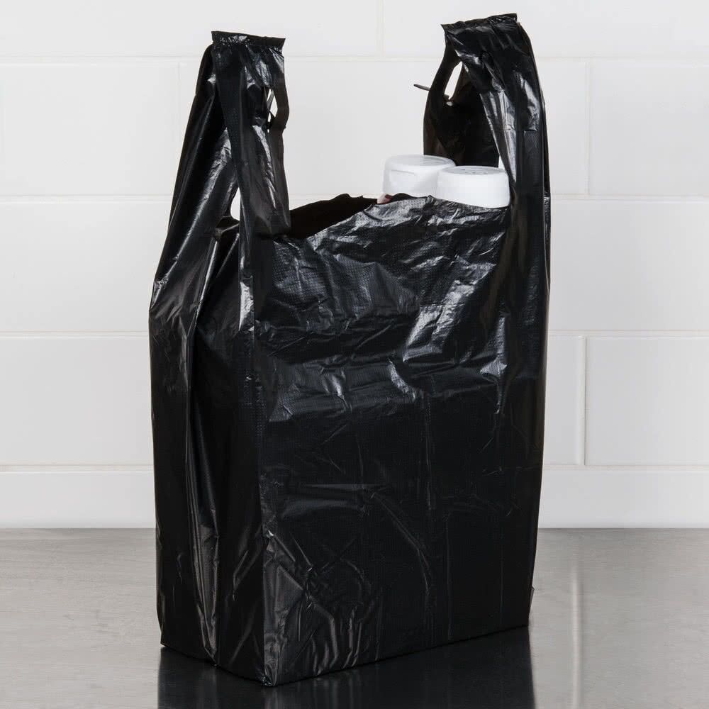 1Kg Túi PE đen bóng đẹp (gói hàng - đựng hàng)