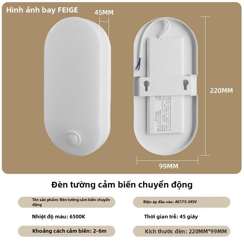 Đèn Cầu Thang Điều Khiển Giọng Nói & Ánh Sáng LED