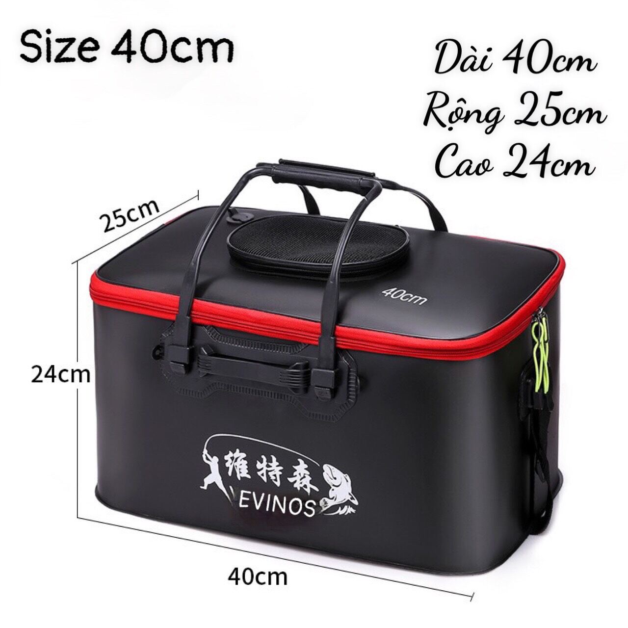 Túi thùng đựng cá đa năng gấp gọn siêu bền 

*