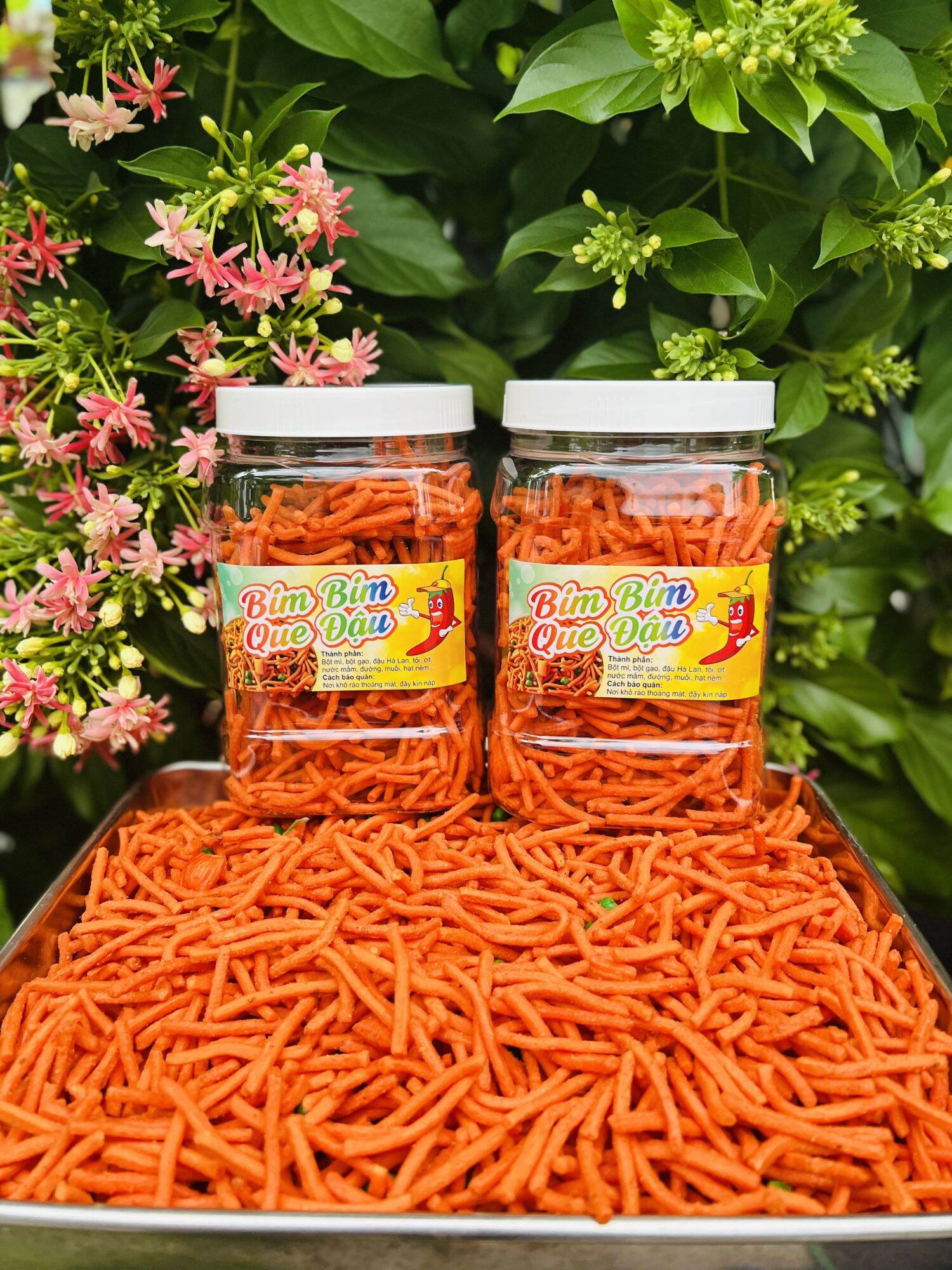 Bim bim que đậu hà Lan hủ 550g