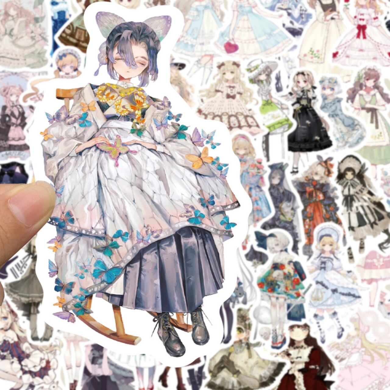 Set 50 miếng sticker hình dán chống nước