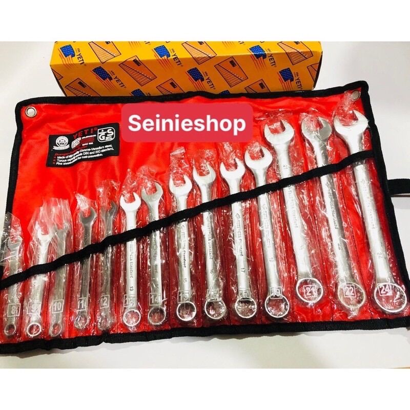Bộ cờ lê 14 chi tiết 8-24