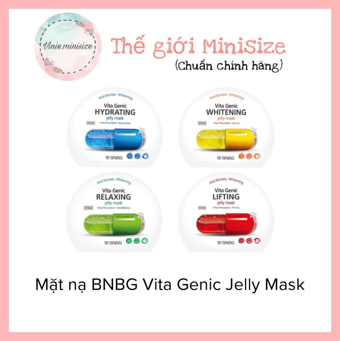 Mặt nạ BNBG Vita Genic Jelly Mask | Vinie.minisize
