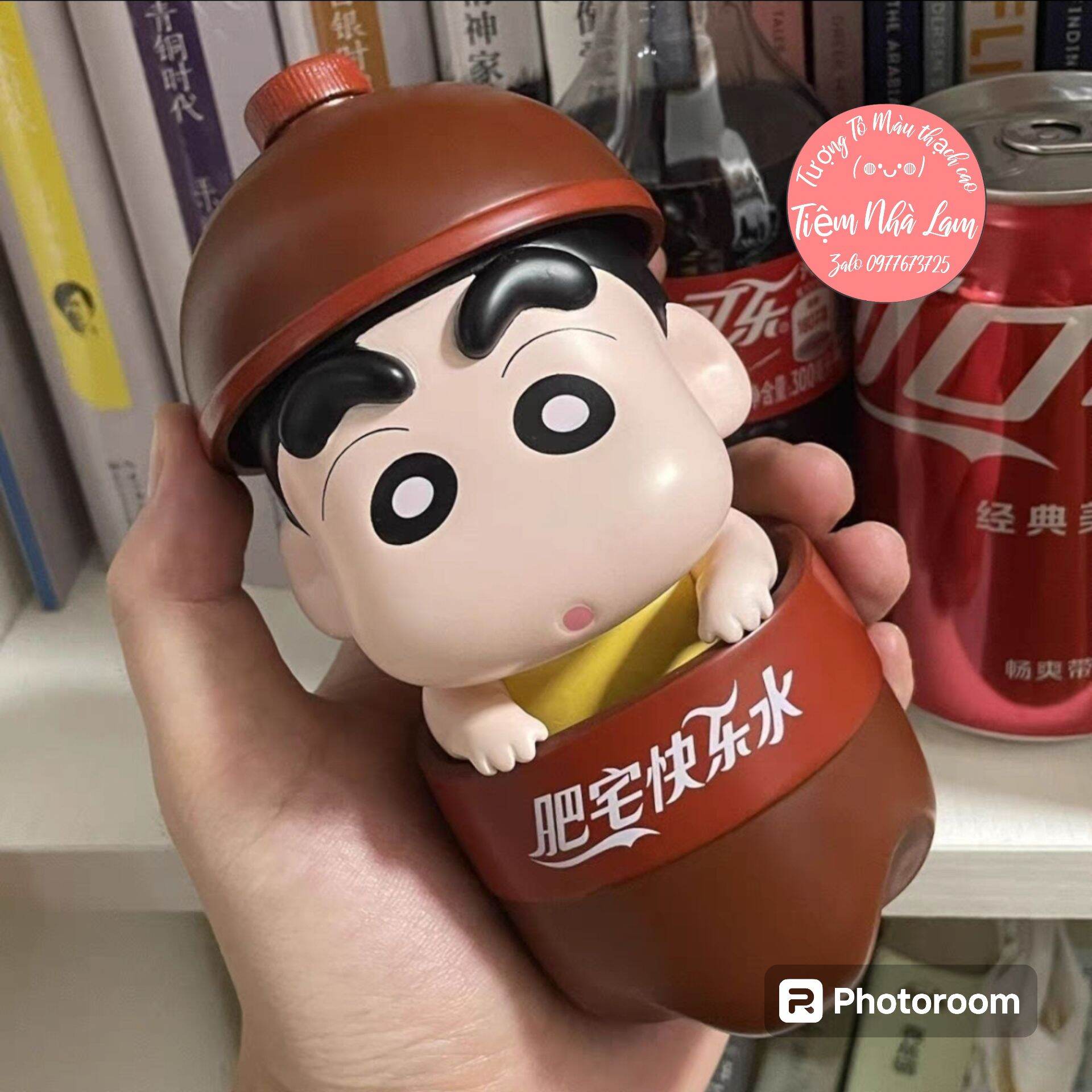 Tượng thạch cao tô màu shin chai nước ( tượng chưa kèm màu)