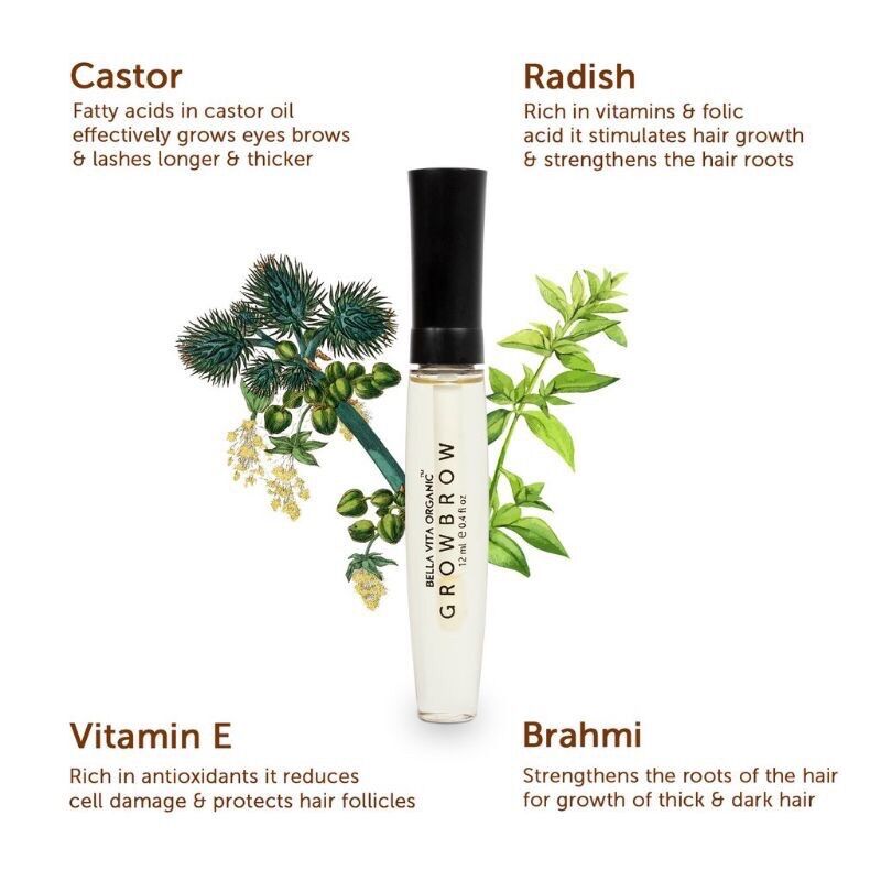 Serum mọc mi và lông mày organic