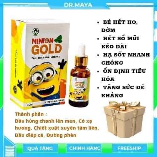 Tinh dầu húng chanh minion gold