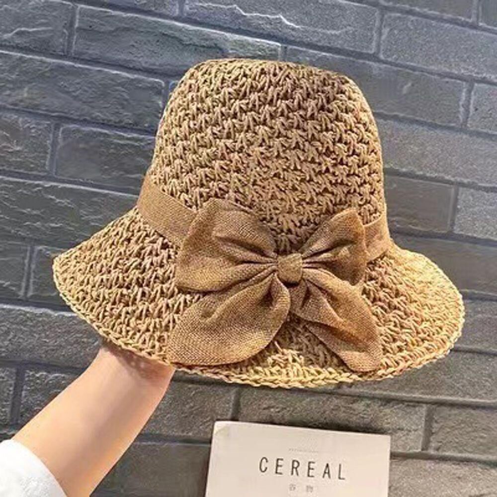 mũ cõi đi biển thắt nơ sau