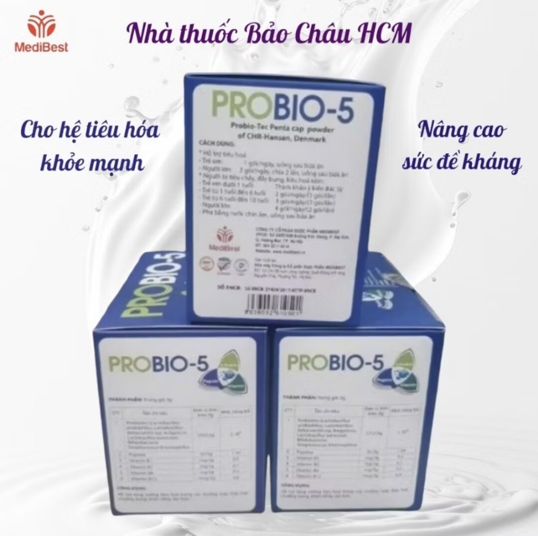 PROBIO 5 (HSD: 2027) hỗ trợ tiêu hóa