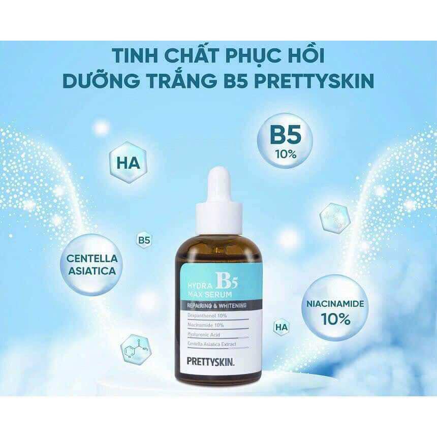 Serum B5 Prettyskin  giữ ẩm phục hồi da