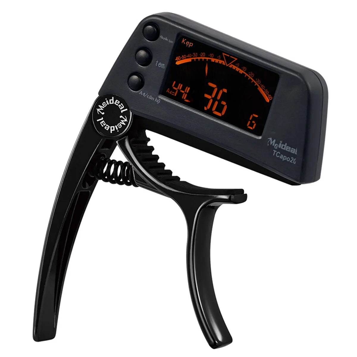 Chuyên nghiệp guitar tuner - capo 2 trong 1 thiết bị kết hợp led hiển thị cho acoustic guitar điện, bass, ukelele