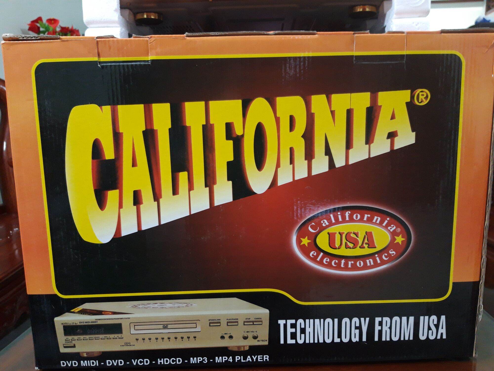 Đầu california dvd karaoke 6 số