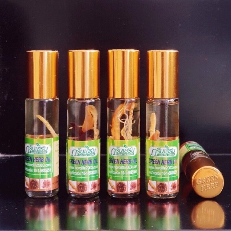 Dầu lăn sâm green herb thái lan 8cc