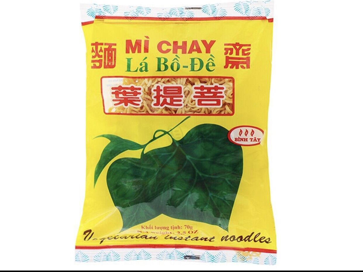 Mì Chay Lá Bồ Đề ( Thùng 30 gói )