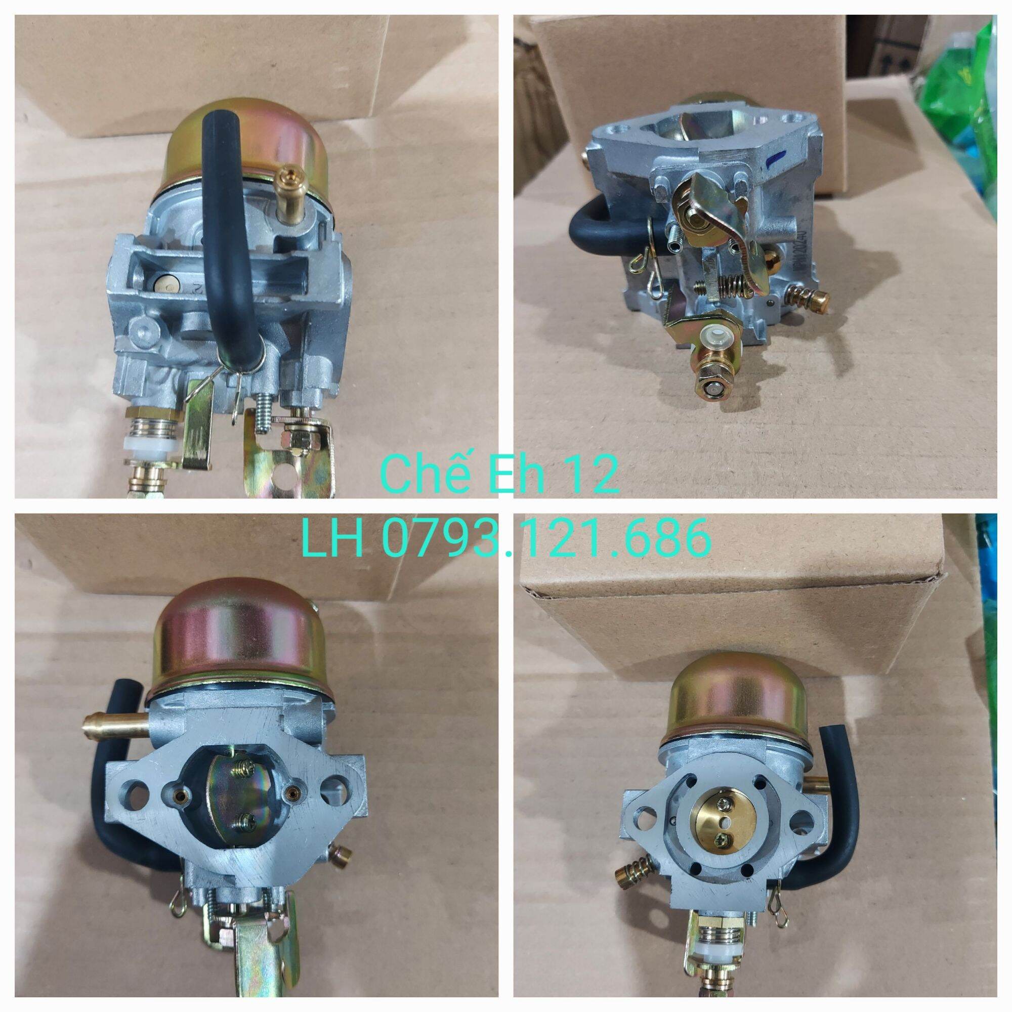 Chế hòa khí máy đầm eh 12 hàng đẹp ảnh thật 100%