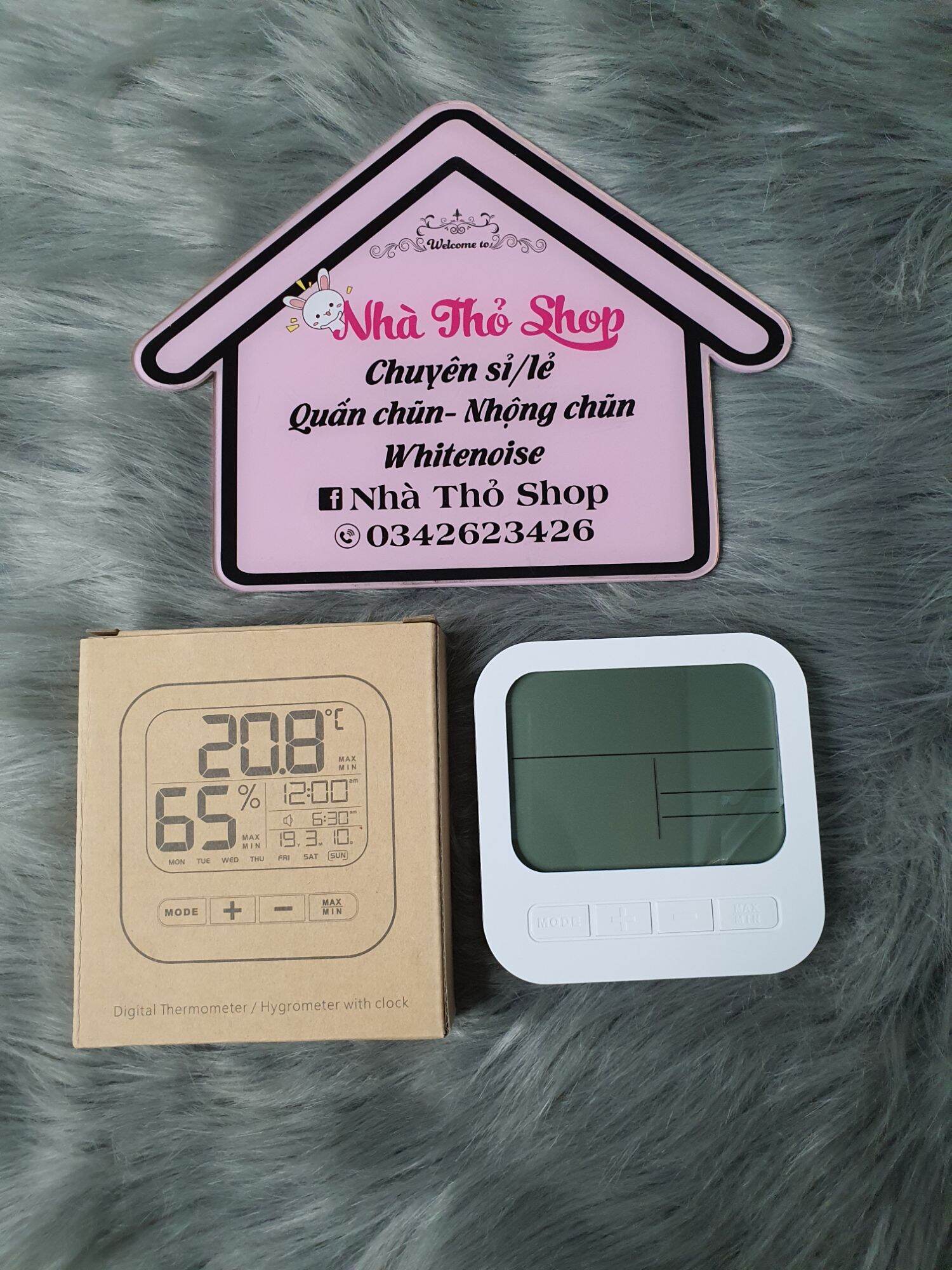 NHIỆT ẨM KẾ ĐO NHIỆT ĐỘ VÀ ĐỘ ẨM 6 IN 1