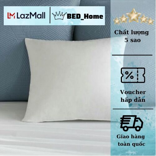 Ruột gối vuông Tựa Lưng Trang Trí Sofa Cao Cấp 50x50 được làm từ chất liệu polyester gòn xơ nhân tạo chất lượng 4D.
