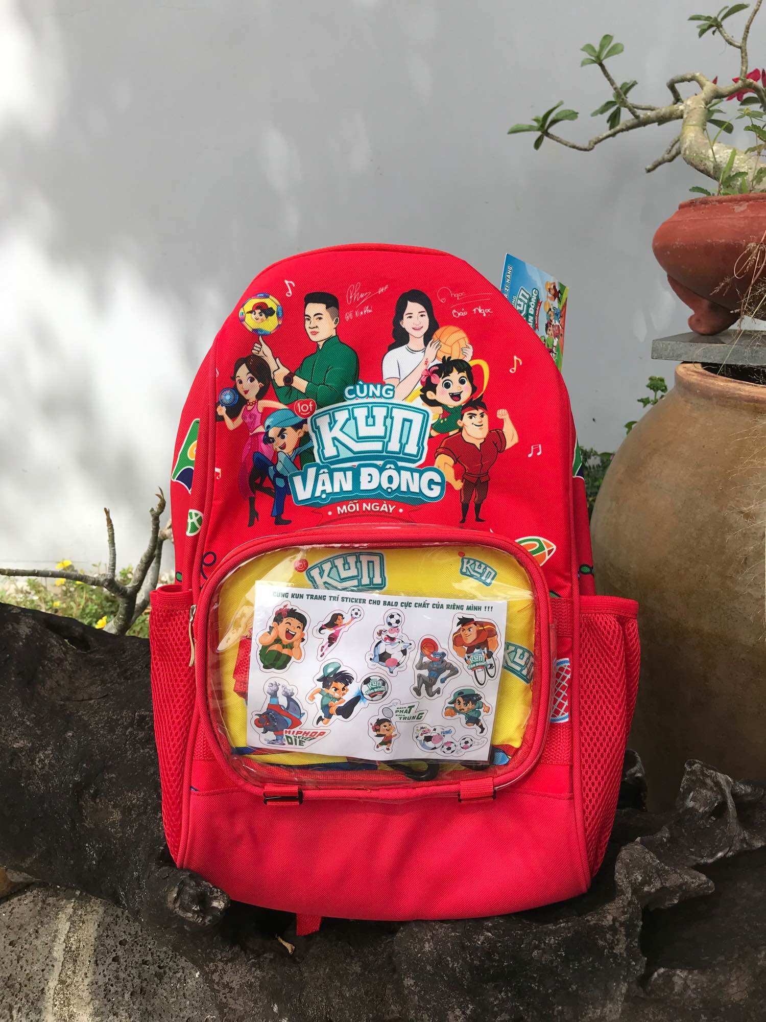 Ba lô Kun hỗ trợ chống gù ( mẫu mới)