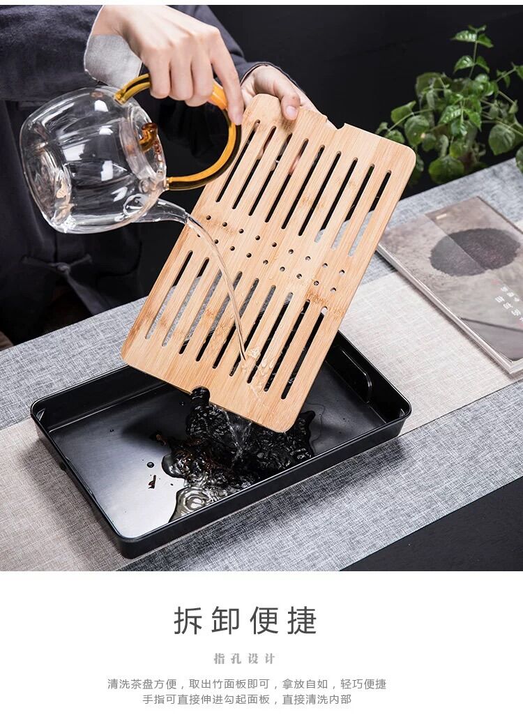 Khay Đựng Trà Cao Cấp Bằng Tre,gỗ