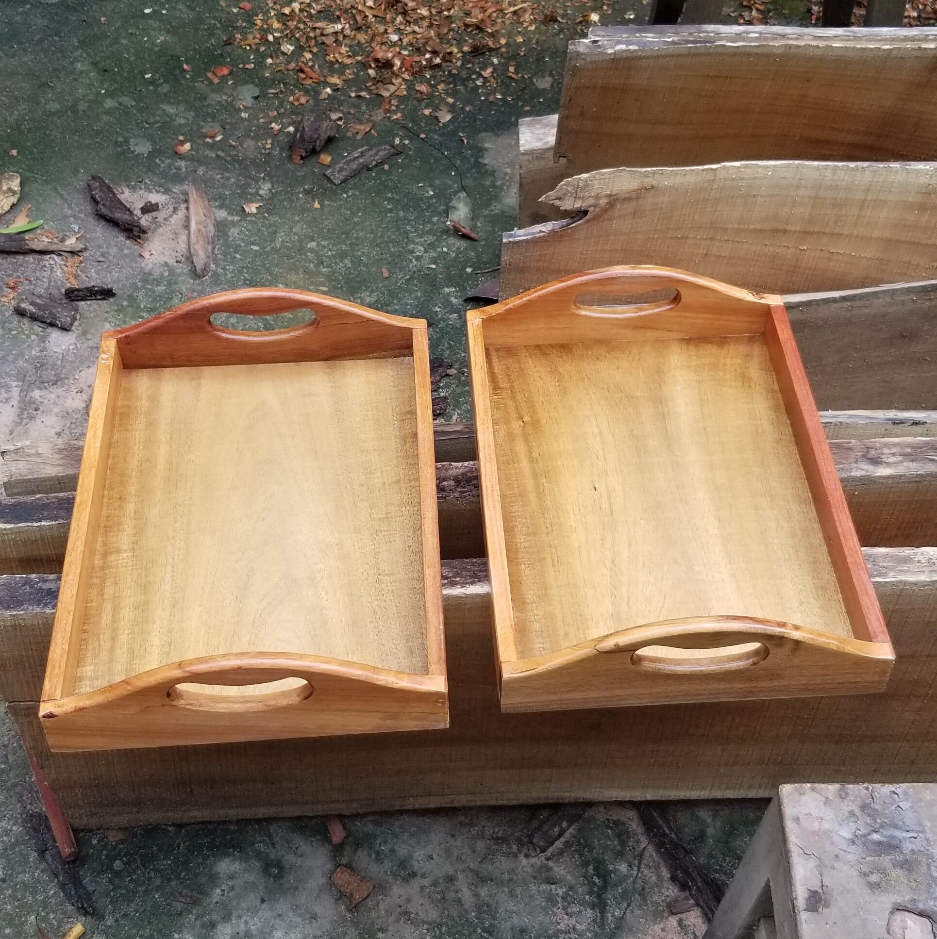 Khay gỗ tự nhiên