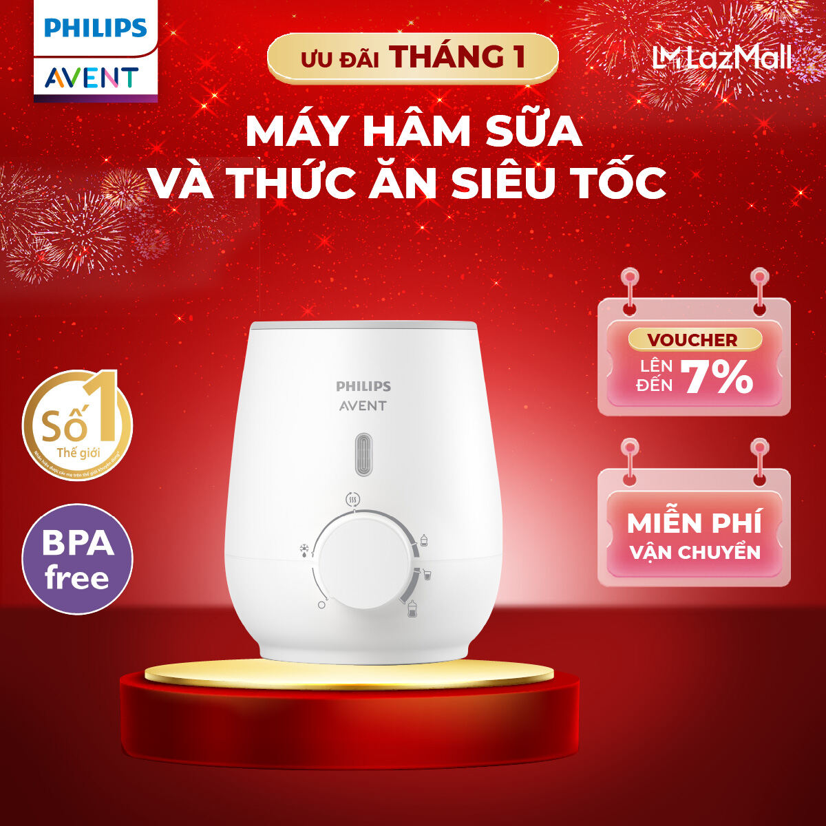 Máy Hâm Sữa Và Thức Ăn Siêu Tốc Philips Avent - An Toàn Giữ Trọn Dinh Dưỡng Cho Bé 