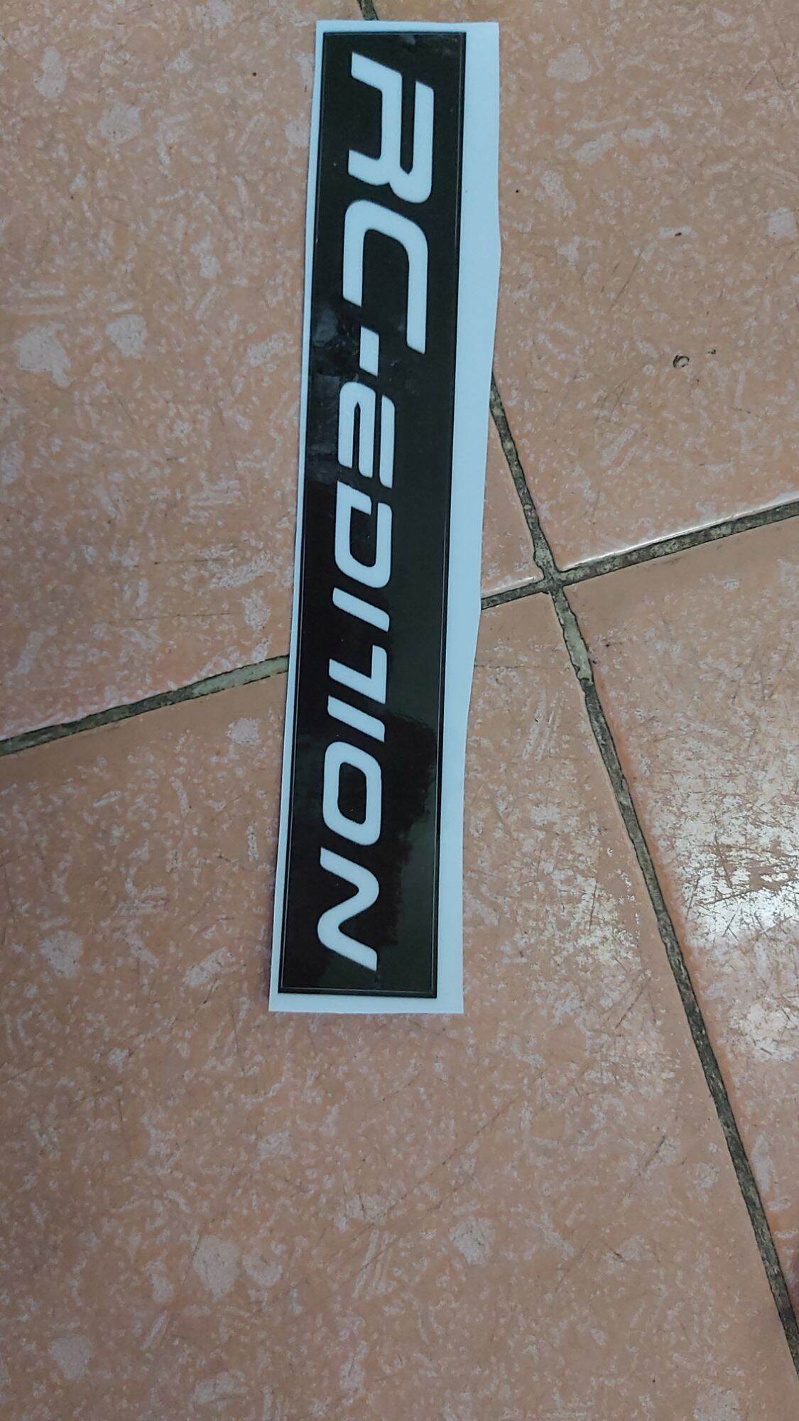 Combo 2 Tem Decal Dán Phuộc RC Edtion Màu Đen Trắng