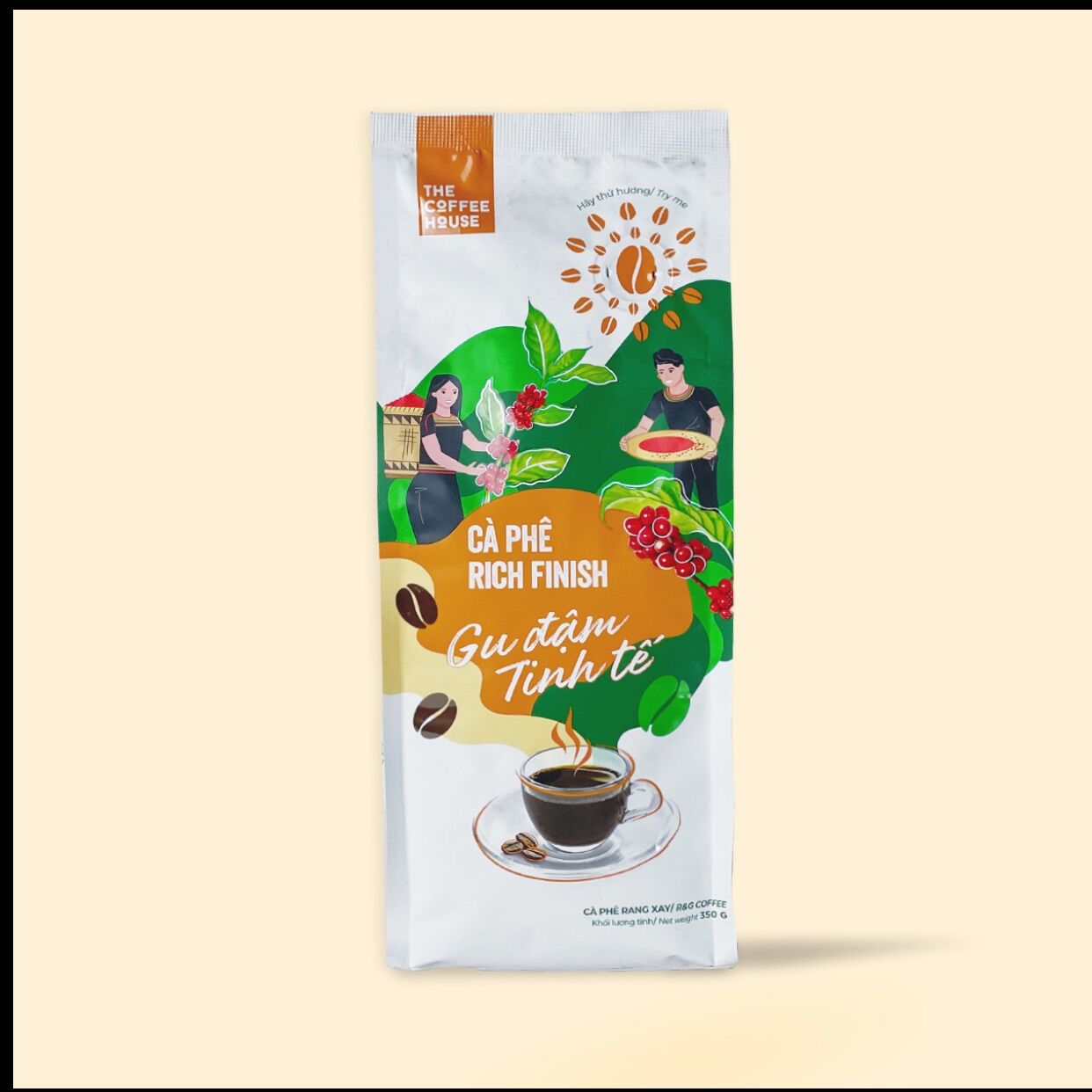 Cà phê pha phin rich finish the coffee house - 350g